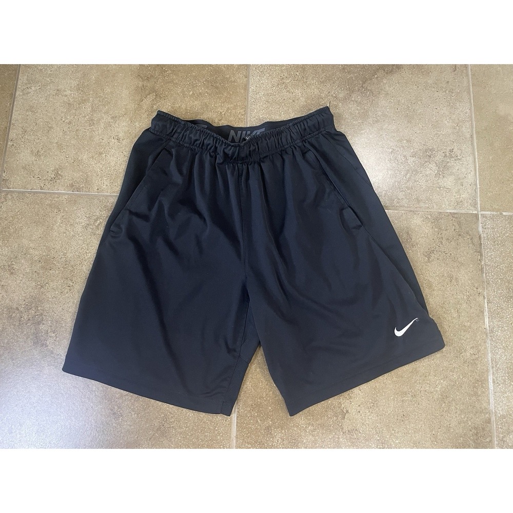 Nike Dri Fit Training Shorts Men's Sz M Hybrid Black 9" inseam 833265-014